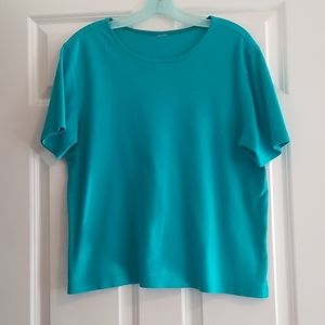 Turquoise shirt
